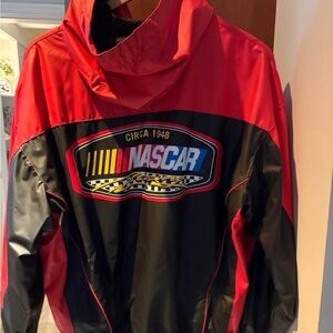 Nascar Red and Black Windbreaker